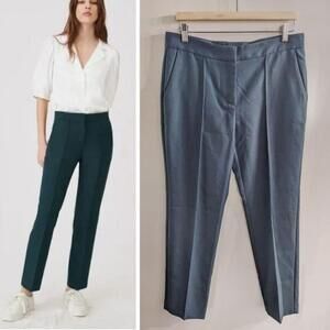 NWT Maje | Straight-Cut Suit Pants in Green